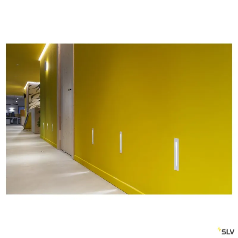 NOTAPO, encastré mural intérieur, 18cm, blanc mat, LED, 2,2W, 3000K