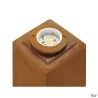 RUSTY® 40, borne extérieure, fonte rouillée, LED, 8,6W, 3000K, IP55