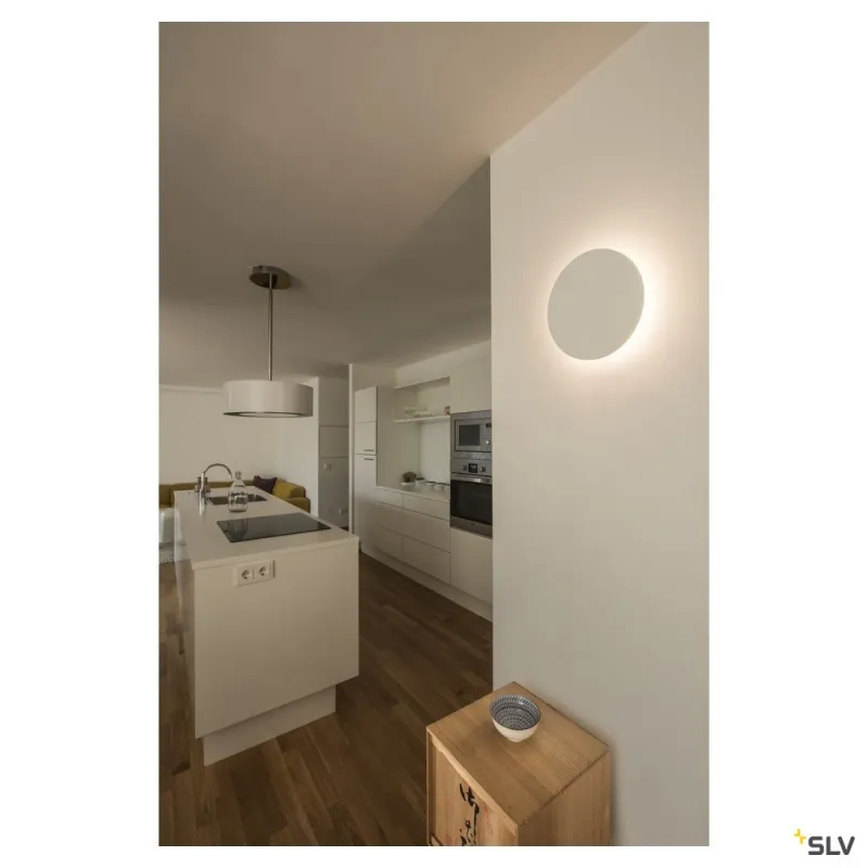 PLASTRA, applique intérieure, rond, blanc, LED, 7,4W, 3000K, plâtre