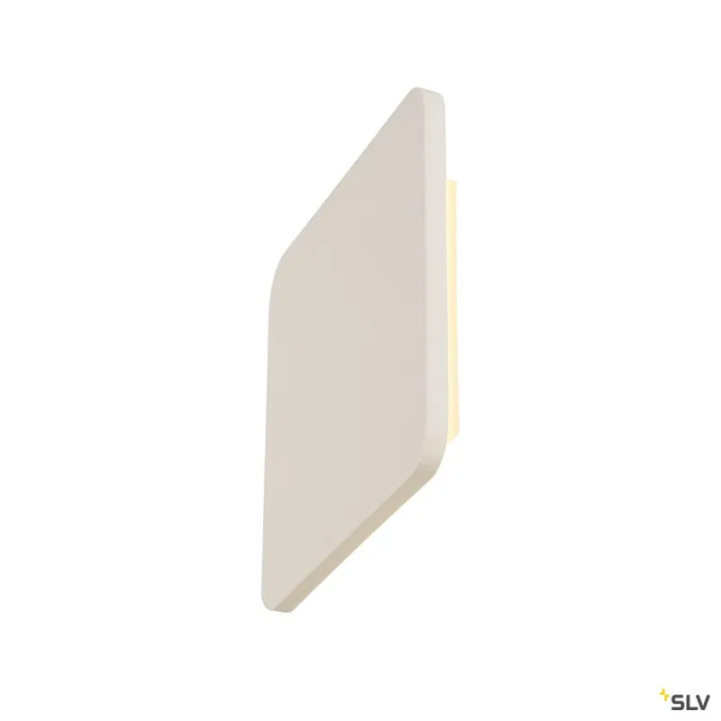 PLASTRA, applique intérieure, carré, blanc, LED, 11W, 3000K, plâtre