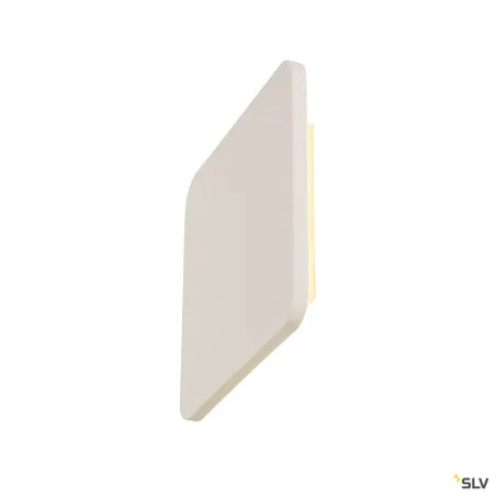 PLASTRA, applique intérieure, carré, blanc, LED, 11W, 3000K, plâtre