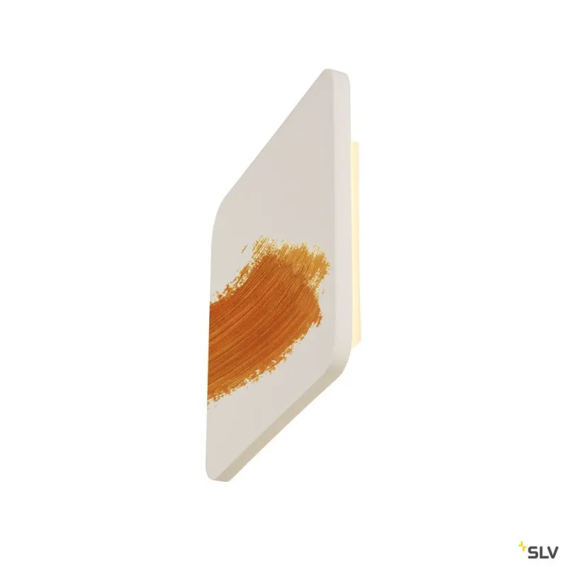 PLASTRA, applique intérieure, carré, blanc, LED, 11W, 3000K, plâtre