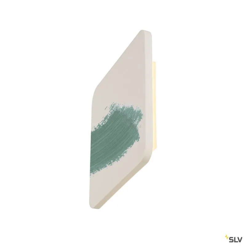 PLASTRA, applique intérieure, carré, blanc, LED, 11W, 3000K, plâtre