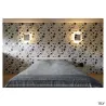 PLASTRA, applique intérieure, carré, blanc, LED, 11W, 3000K, plâtre