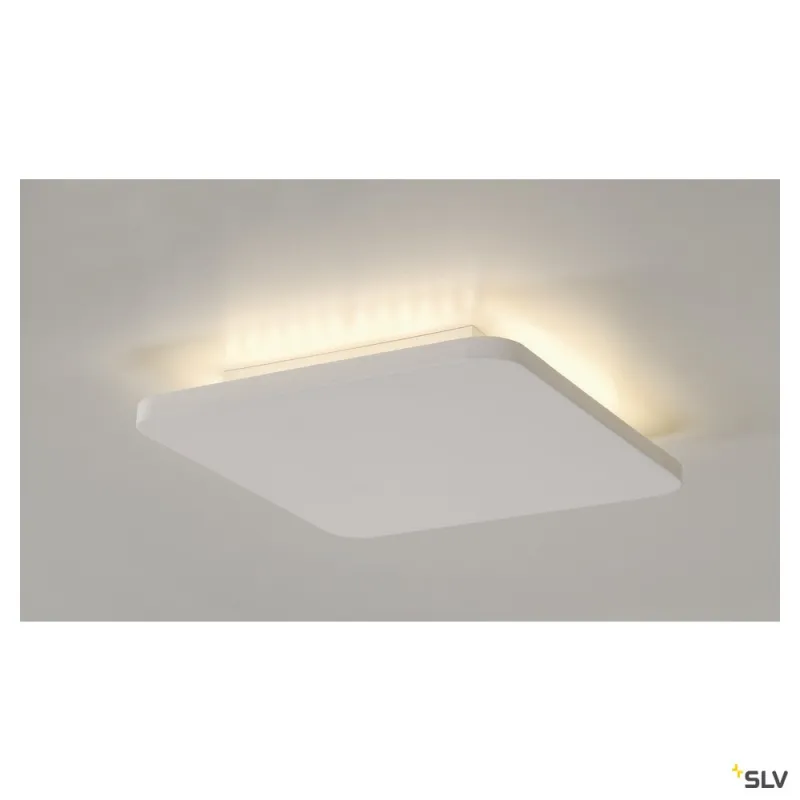 PLASTRA, applique intérieure, carré, blanc, LED, 11W, 3000K, plâtre