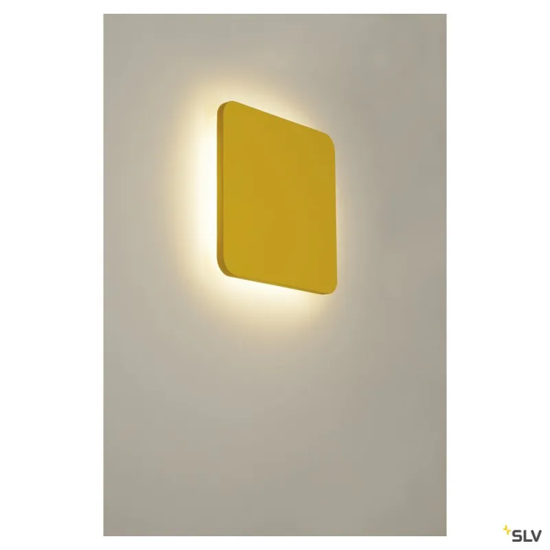 PLASTRA, applique intérieure, carré, blanc, LED, 11W, 3000K, plâtre