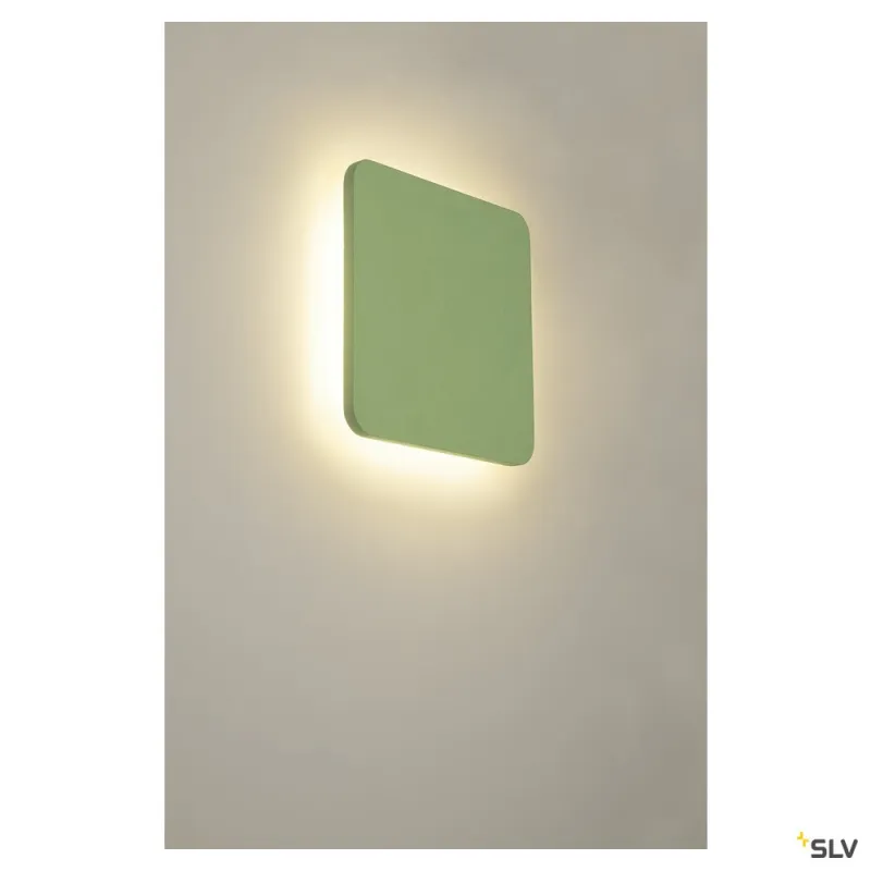 PLASTRA, applique intérieure, carré, blanc, LED, 11W, 3000K, plâtre