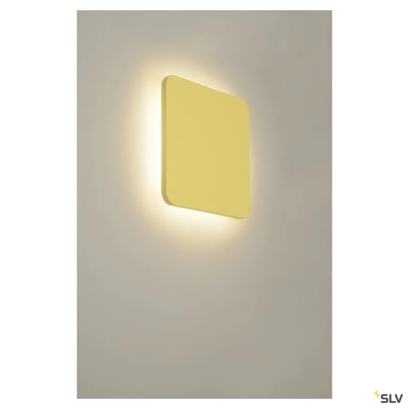 PLASTRA, applique intérieure, carré, blanc, LED, 11W, 3000K, plâtre