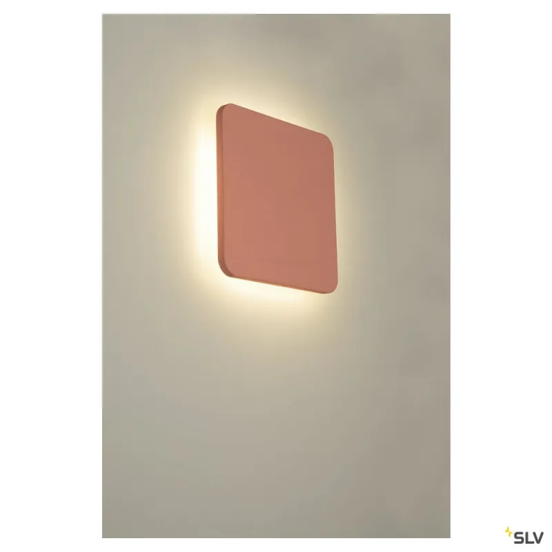 PLASTRA, applique intérieure, carré, blanc, LED, 11W, 3000K, plâtre