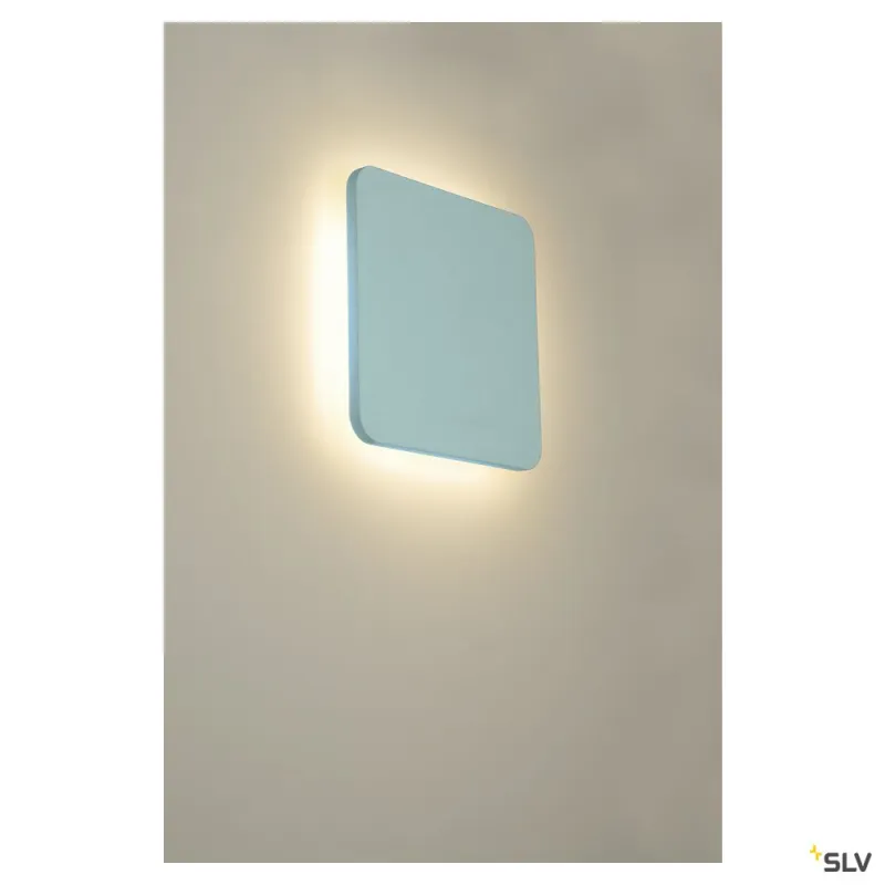 PLASTRA, applique intérieure, carré, blanc, LED, 11W, 3000K, plâtre