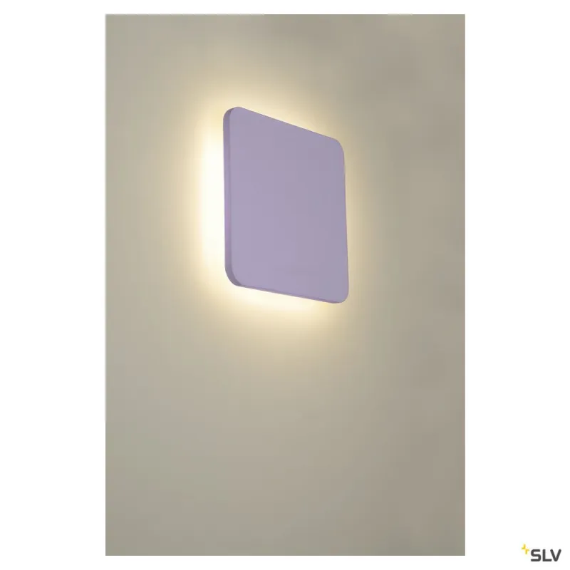 PLASTRA, applique intérieure, carré, blanc, LED, 11W, 3000K, plâtre