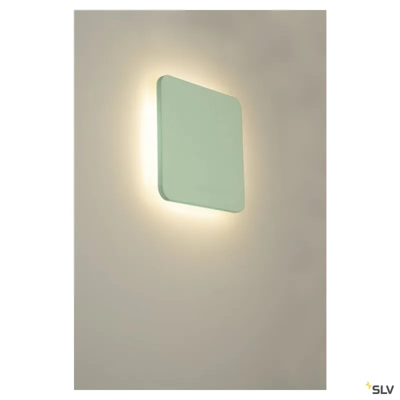 PLASTRA, applique intérieure, carré, blanc, LED, 11W, 3000K, plâtre