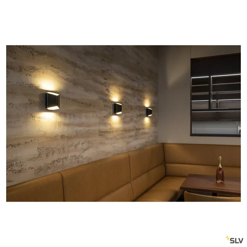 CARISO, applique intérieure, noir/laiton, LED, 11W, 2700K, variable