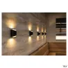 CARISO, applique intérieure, noir/laiton, LED, 11W, 2700K, variable