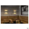 CARISO, applique intérieure, noir/laiton, LED, 11W, 2700K, variable