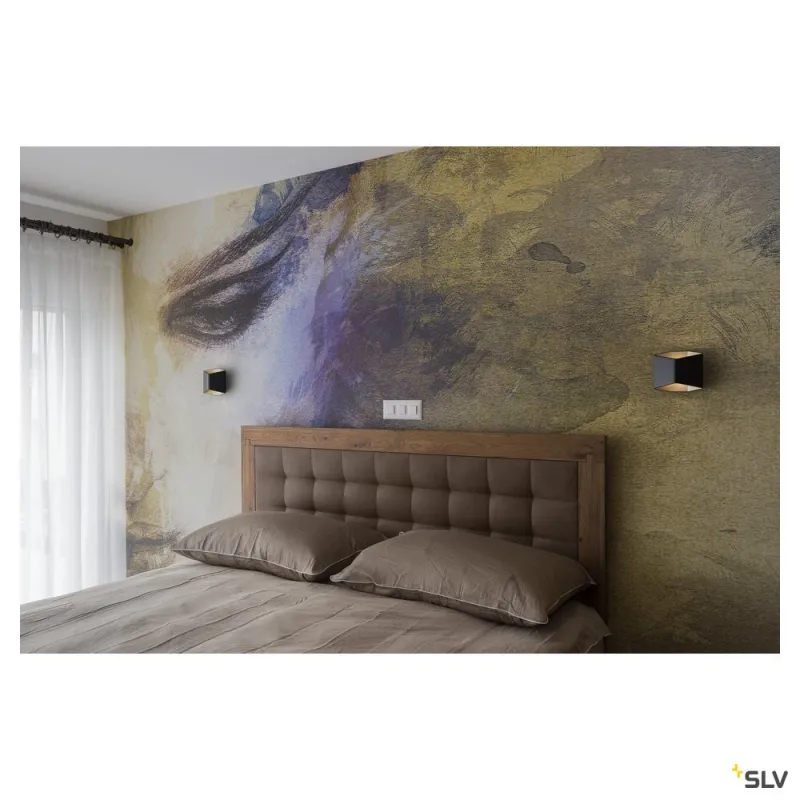 CARISO, applique intérieure, noir/laiton, LED, 11W, 2700K, variable