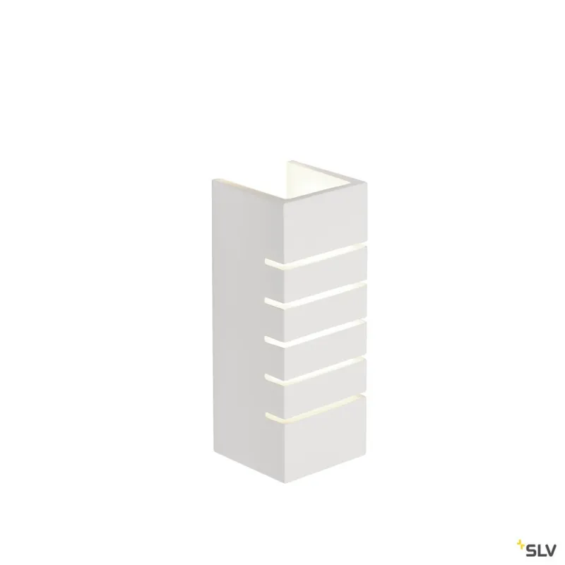 PLASTRA, applique intérieure, slot, blanc, E14/C35, 40W max, plâtre