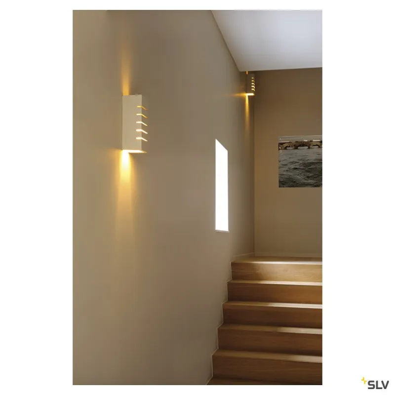 PLASTRA, applique intérieure, slot, blanc, E14/C35, 40W max, plâtre