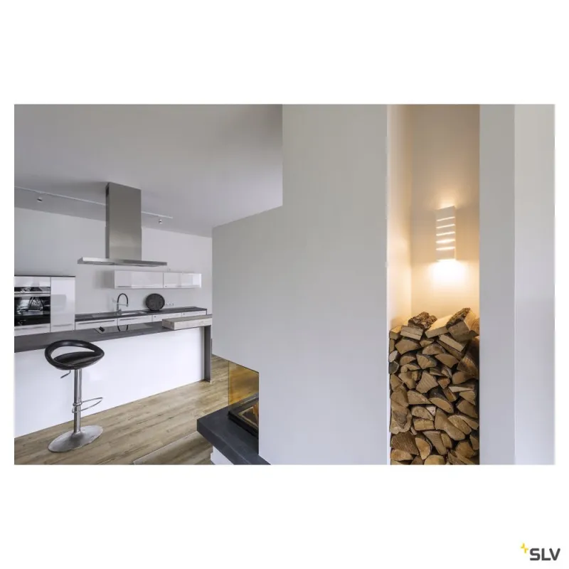 PLASTRA, applique intérieure, slot, blanc, E14/C35, 40W max, plâtre