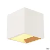 PLASTRA, applique intérieure, cube, blanc, G9/QT14, 42W max, plâtre