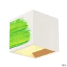 PLASTRA, applique intérieure, cube, blanc, G9/QT14, 42W max, plâtre