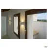 PLASTRA, applique intérieure, cube, blanc, G9/QT14, 42W max, plâtre