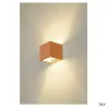 PLASTRA, applique intérieure, cube, blanc, G9/QT14, 42W max, plâtre