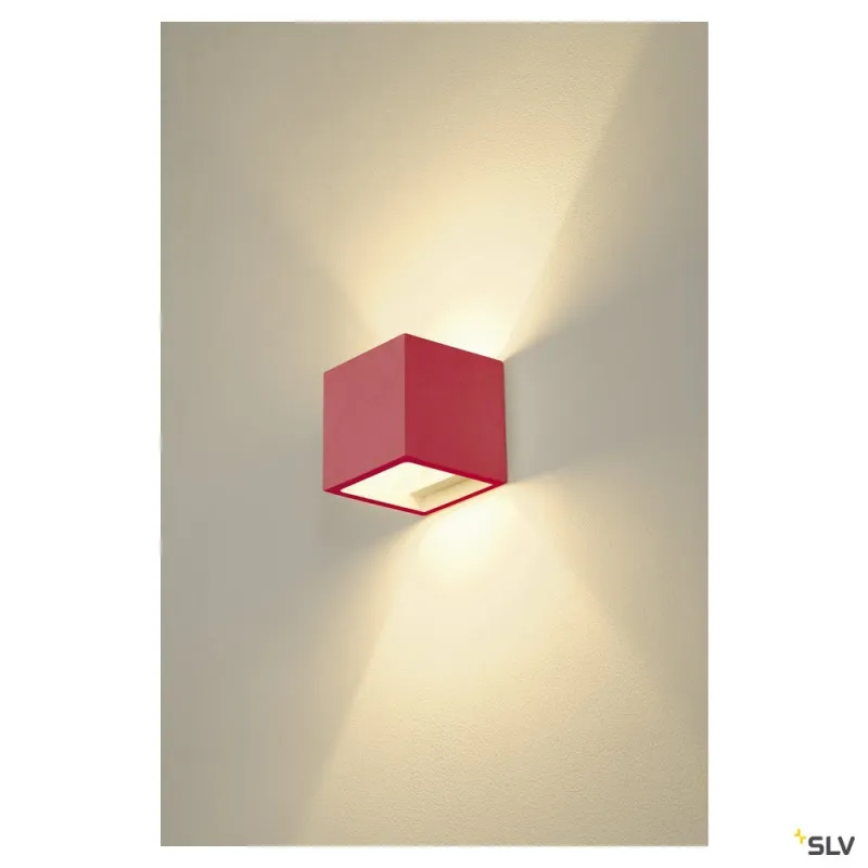 PLASTRA, applique intérieure, cube, blanc, G9/QT14, 42W max, plâtre