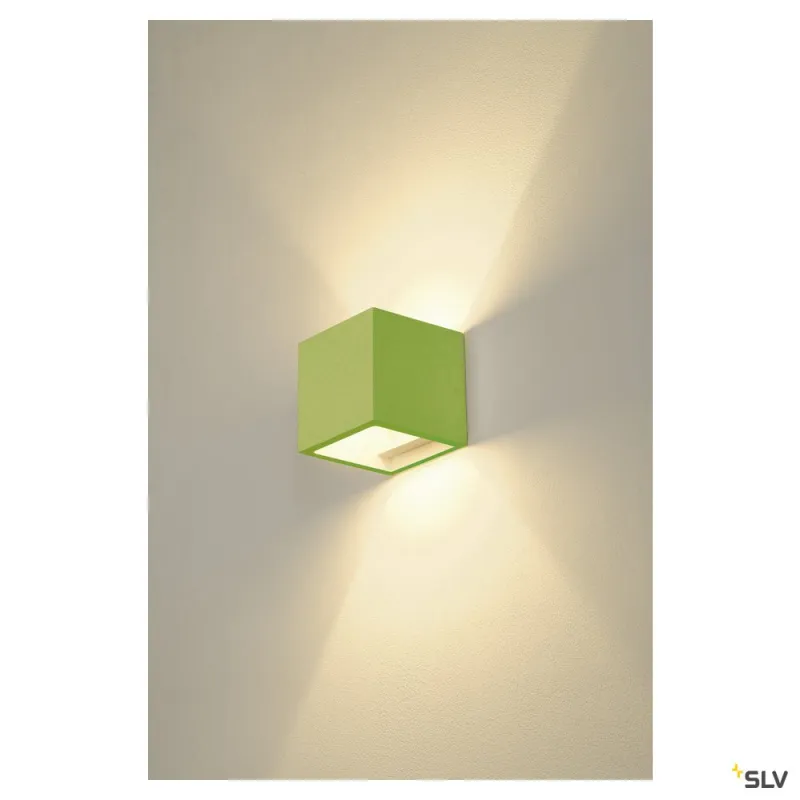 PLASTRA, applique intérieure, cube, blanc, G9/QT14, 42W max, plâtre