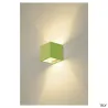 PLASTRA, applique intérieure, cube, blanc, G9/QT14, 42W max, plâtre