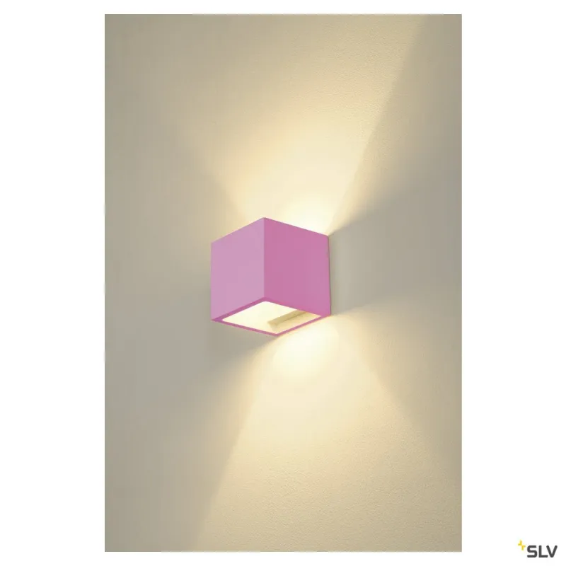 PLASTRA, applique intérieure, cube, blanc, G9/QT14, 42W max, plâtre