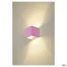 PLASTRA, applique intérieure, cube, blanc, G9/QT14, 42W max, plâtre