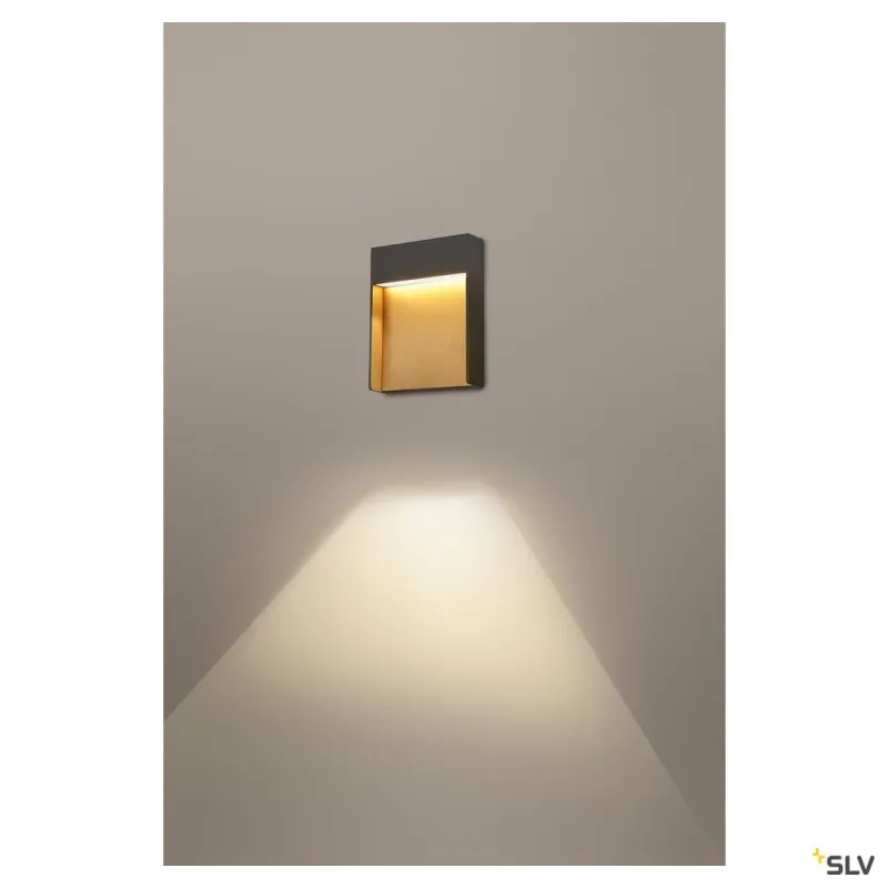 FLATT, applique extérieure, anthracite, LED, 14W, 3000K/4000K, IP65