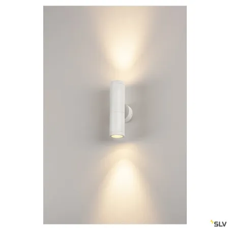 ASTINA, applique extérieure, blanc, GU10/TCR50-SE, 2x 11W max, IP44