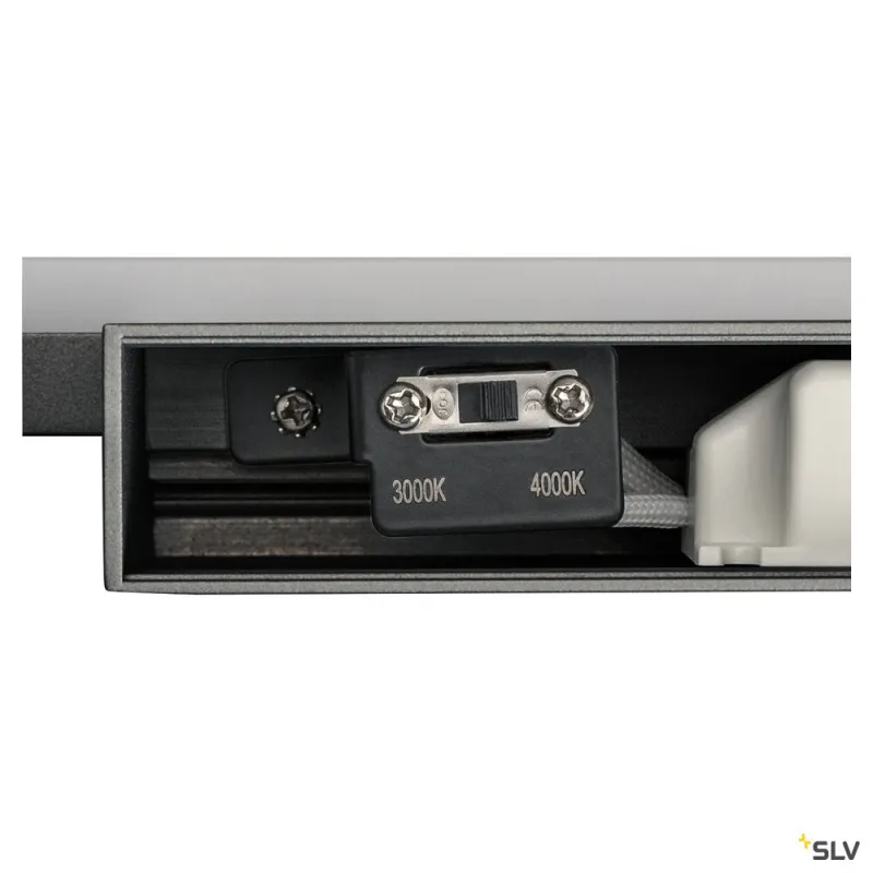 GLENOS 60, luminaire de miroir profilé, noir, SMD LED, 12,6W, 3000K