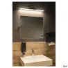 GLENOS 60, luminaire de miroir profilé, noir, SMD LED, 12,6W, 3000K