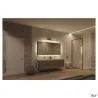 GLENOS 60, luminaire de miroir profilé, noir, SMD LED, 12,6W, 3000K
