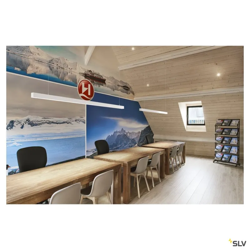 Q-LINE®, suspension intérieure, 2m, blanc, LED, 93W, 4000K, variable