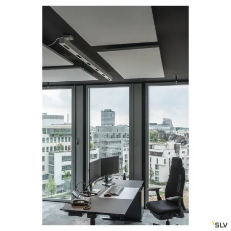 Q-LINE®, suspension intérieure, 2m, blanc, LED, 93W, 3000K, variable