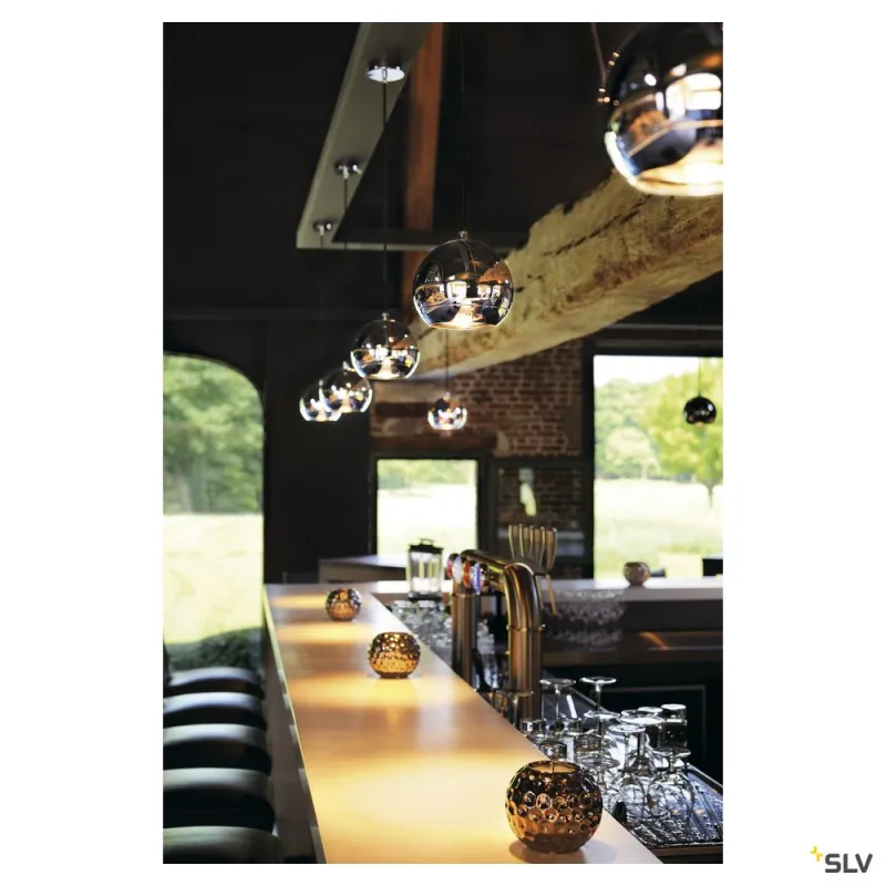 LIGHT EYE® 150, suspension intérieure, chrome, GU10/QPAR111, 75W max
