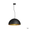 FORCHINI M 50, suspension intérieure, Ø 50 cm, noir/or, E27, 40W max