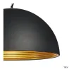 FORCHINI M 50, suspension intérieure, Ø 50 cm, noir/or, E27, 40W max