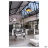 FORCHINI M 50, suspension intérieure, Ø 50 cm, noir/or, E27, 40W max