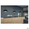 FORCHINI M 50, suspension intérieure, Ø 50 cm, noir/or, E27, 40W max