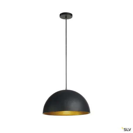 FORCHINI M 40, suspension intérieure, Ø 40 cm, noir/or, E27, 40W max