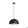 FORCHINI M 40, suspension intérieure, Ø 40 cm, noir/or, E27, 40W max