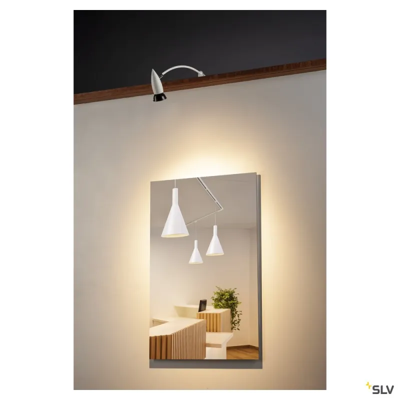 DISPLAY ADL 50, spot sur tige intérieur, blanc, GU10/QPAR51, 50W max