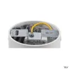 TRILEDO, plafonnier intérieur, simple, rond, blanc, LED, 8,1W, 3000K