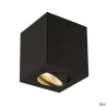 TRILEDO, plafonnier intérieur, simple, carré, noir, LED, 8,1W, 3000K
