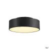 MEDO 30, plafonnier intérieur, rond, noir, LED, 16W, 3000K, variable